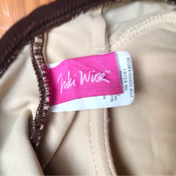 Niki Wior Brown Swim Strapless Dress, EUC, S - Picture 9 of 14